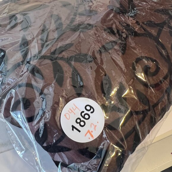 Pirate Steampunk Ruffle Skirt High-Low Victorian Women Brown Skirt Adult M/L - Picture 7 of 7